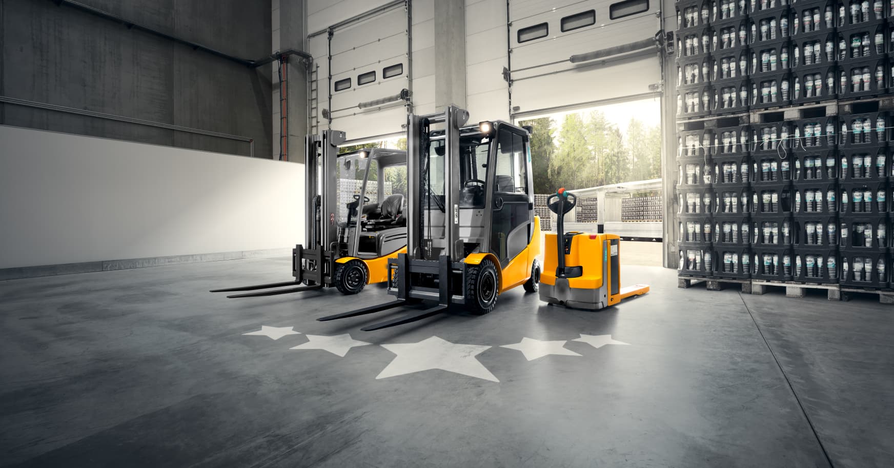 Forklift trucks